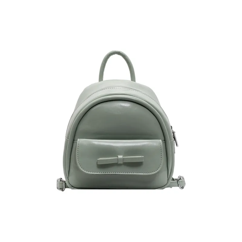 PINK·LAND PU Backpack Regular Women's Pink/Ecru/Silver/Green/Black-19