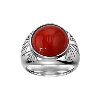 BAILAN BN Southern Red Agate Rings Women's