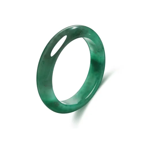 Zheng Baifu Natural African Emerald Bangles Women's