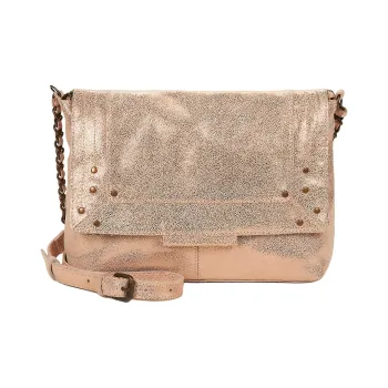 PIECES Shoulder Strap Shoulder Bag Women's Pink Gold
