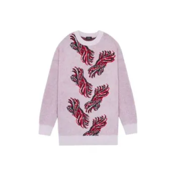 WE11DONE FW21 Sweater Unisex Red