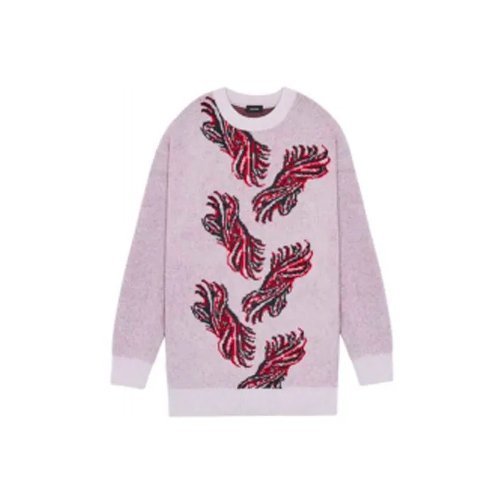 WE11DONE FW21 Sweater Unisex Red-0