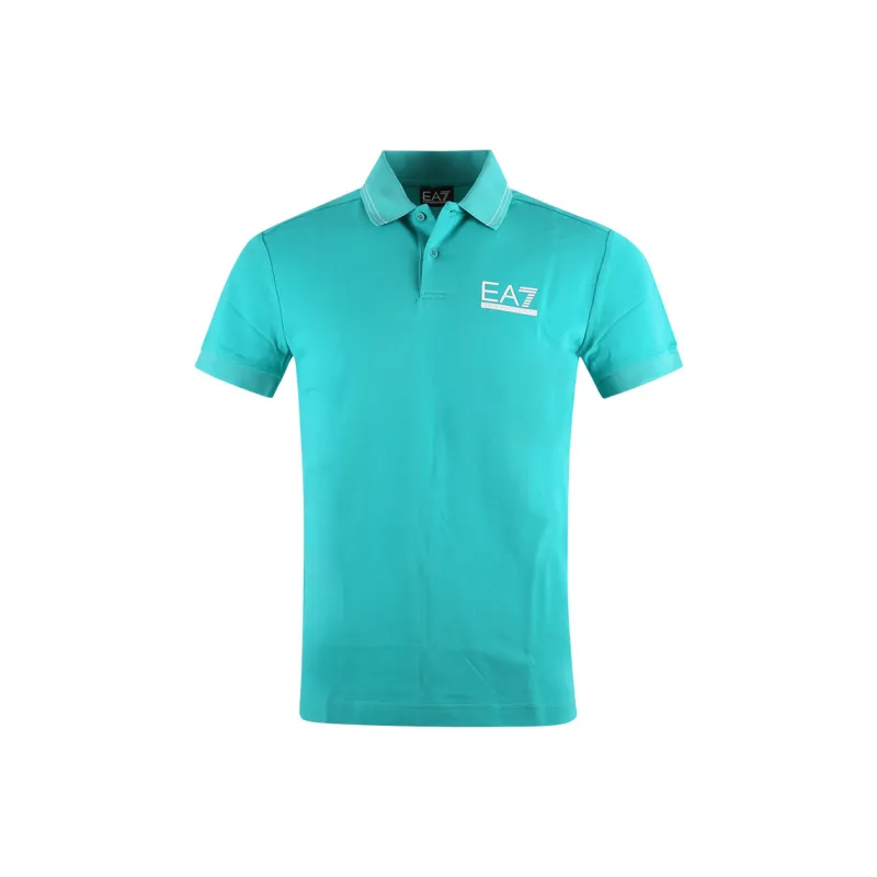 EMPORIO ARMANI EA7 Polo Shirt Men's Green-0