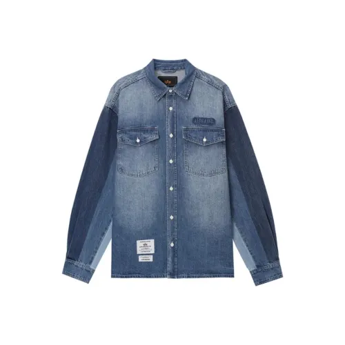 Alpha Industries SS25 Shirt Men's Blue