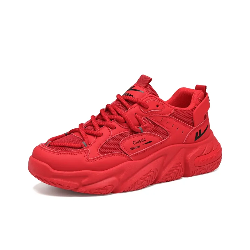 Warrior Abrasion Resistant, Breathable, Lightweight Low Top Chunky Sneakers Unisex-1