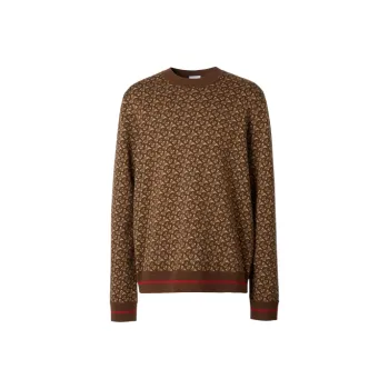 Burberry Sweater Men's Mule Brown