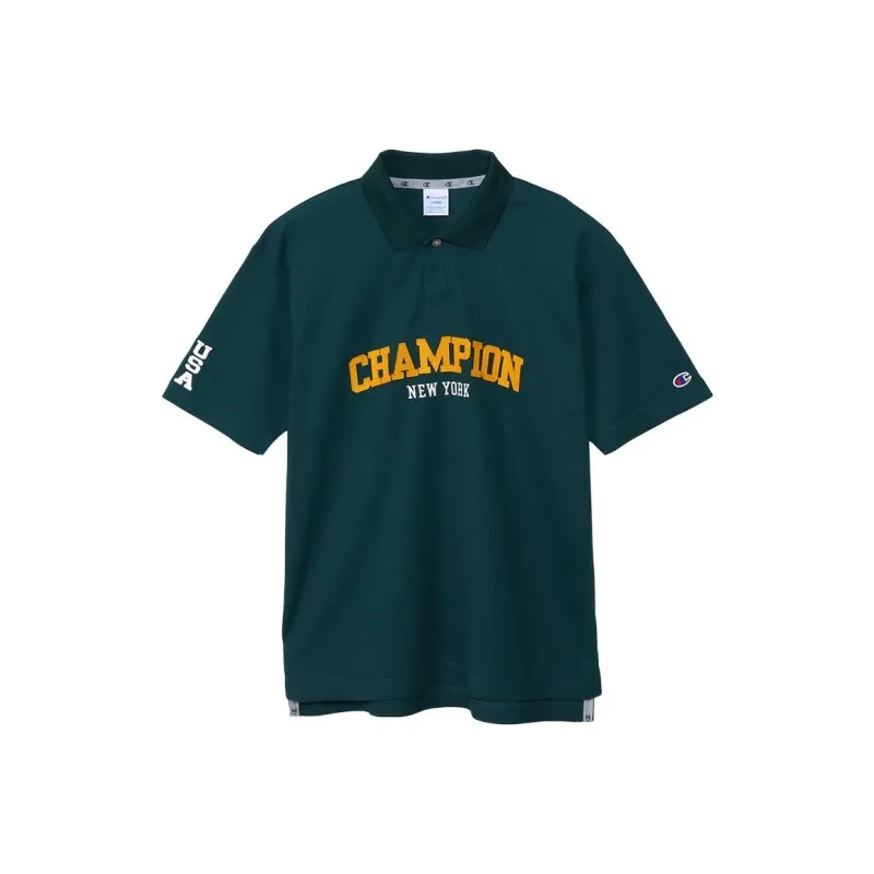 Champion SS24 Polo Shirt Men's Dark Green-0