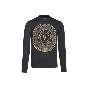 VERSACE JEANS COUTURE Knitwear Men's Black