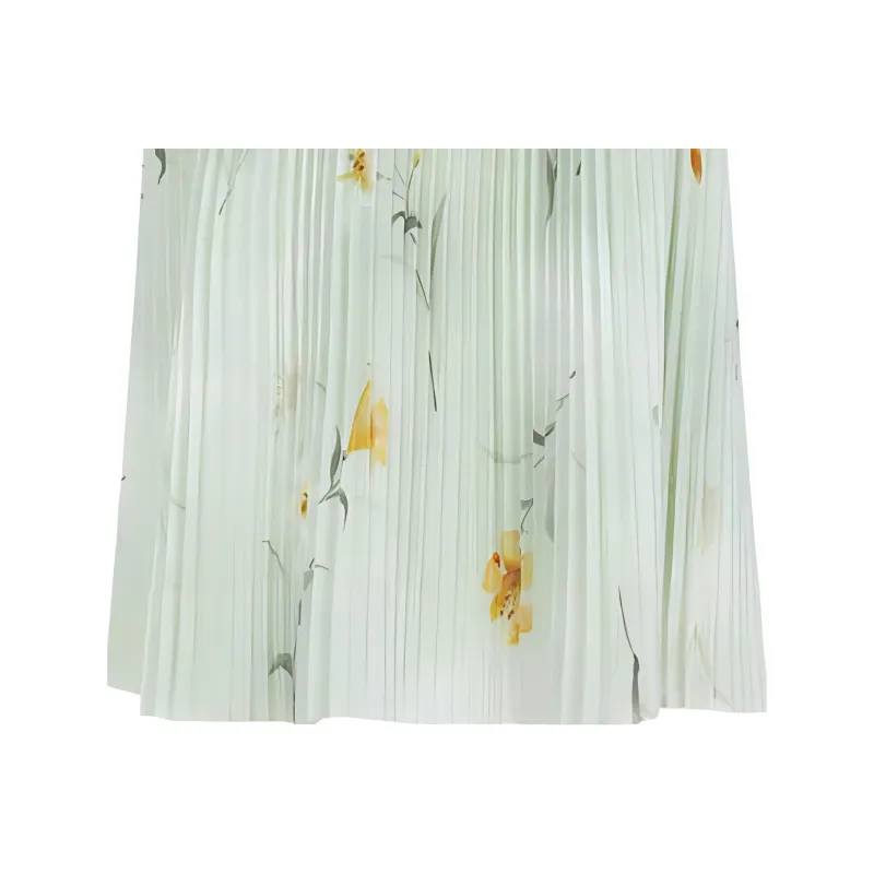 Balenciaga Floral Print Drawstring Skirt-2