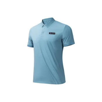 Anta Variety Training Collection Polo Shirt Men's Cloud Heaven Blue