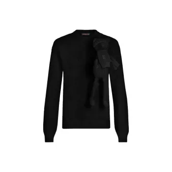 LOUIS VUITTON 2010s Teddy Bear appliqué Jumper