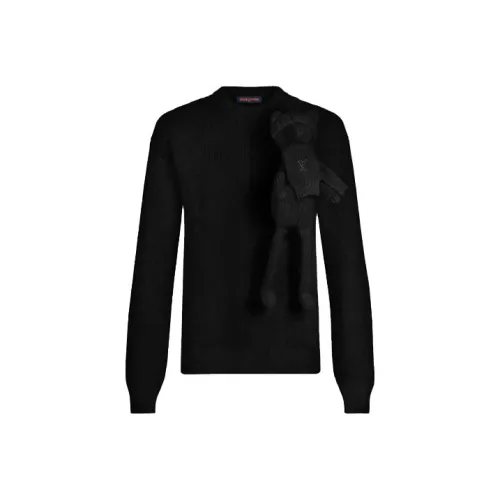 LOUIS VUITTON 2010s Teddy Bear appliqué Jumper