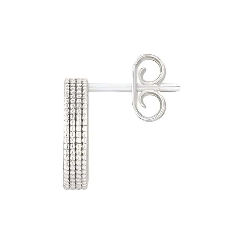 GUCCI 925 Sterling Silver Earrings Women's Silver-1