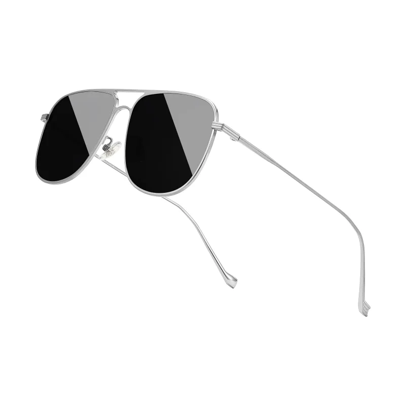 SUYAN Pure Titanium Aviator Sunglasses Men's-11