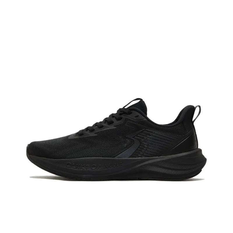 361° Speed Surge Lite SE Cushioning, Wear Resistant Low Top Casual Sprint Running Shoes Men's Black Gray-0