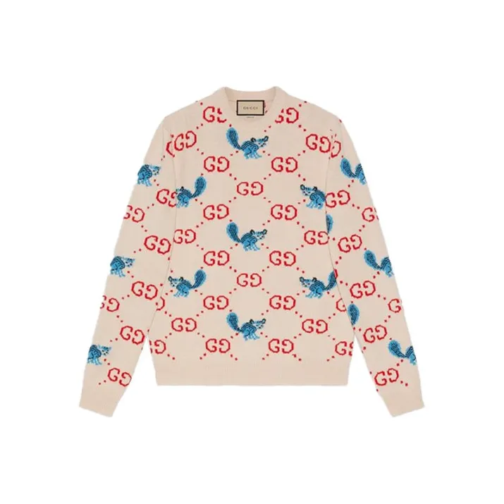 GUCCI Sweater Men's Ivory White-0