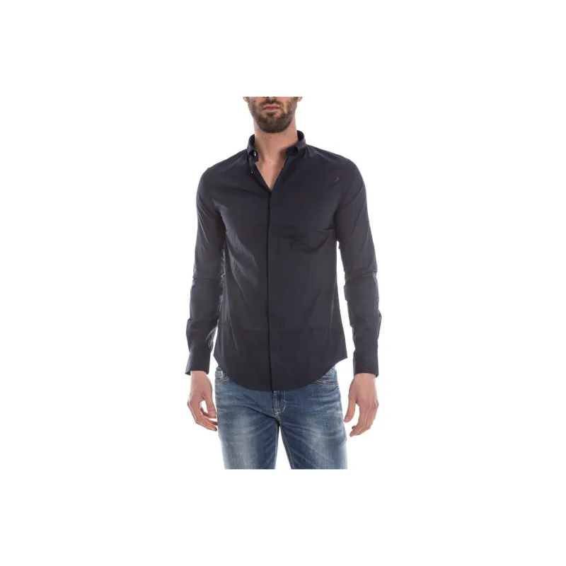 ARMANI JEANS Shirts Men Navy-0