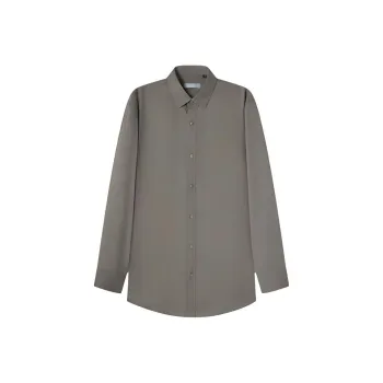 GOLDLION Shirts Men Coffee 57
