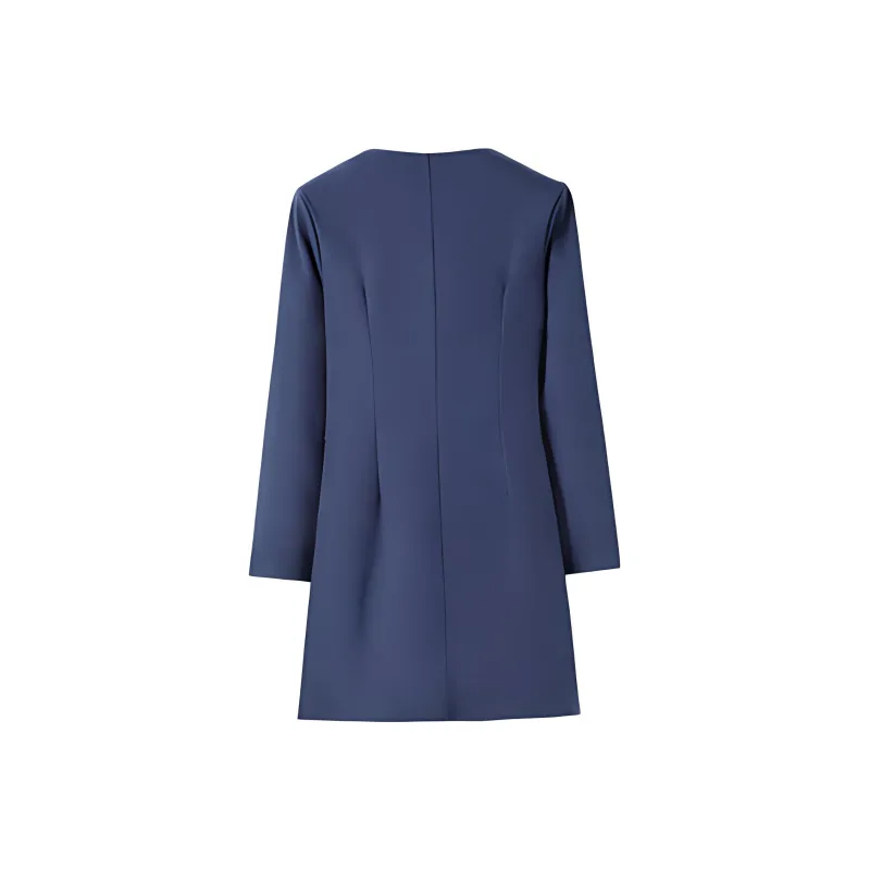 KEAB Long-Sleeved Dresses Women's Blue-1