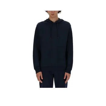 A.P.C Logo Embroidered Drawstring Hoodie