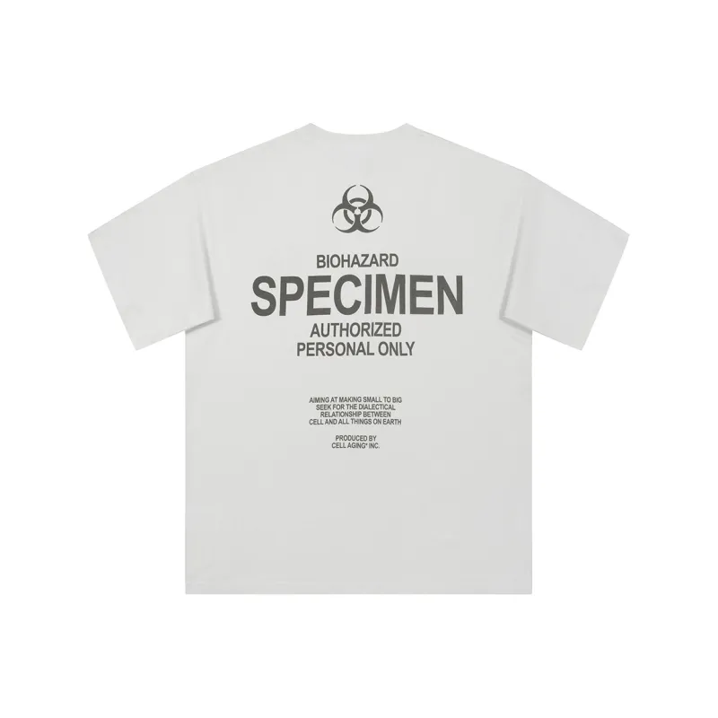 CELL AGING T Shirt Unisex White-1