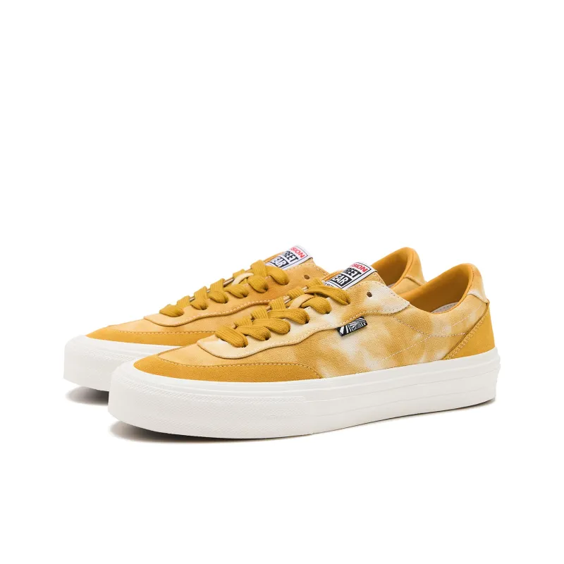 Vision Street Wear Flat Top Low Top Skateboard Shoes Unisex Sunflower Yellow-3