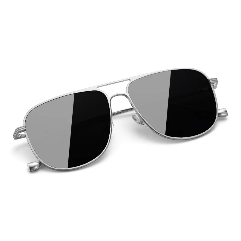 SUYAN Pure Titanium Aviator Sunglasses Men's-10