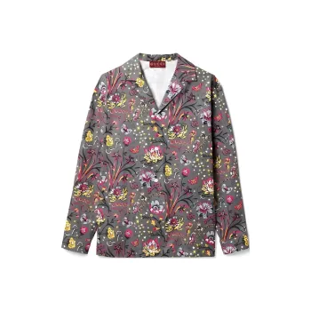 GUCCI Floral Punk Print Shirt