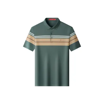 PIERRE CARDIN Polo Shirt Men's Army Green