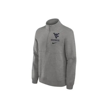 Nike West Virginia Mountaineers Primetime Club Men's Nike College 1/2 Zip Crew