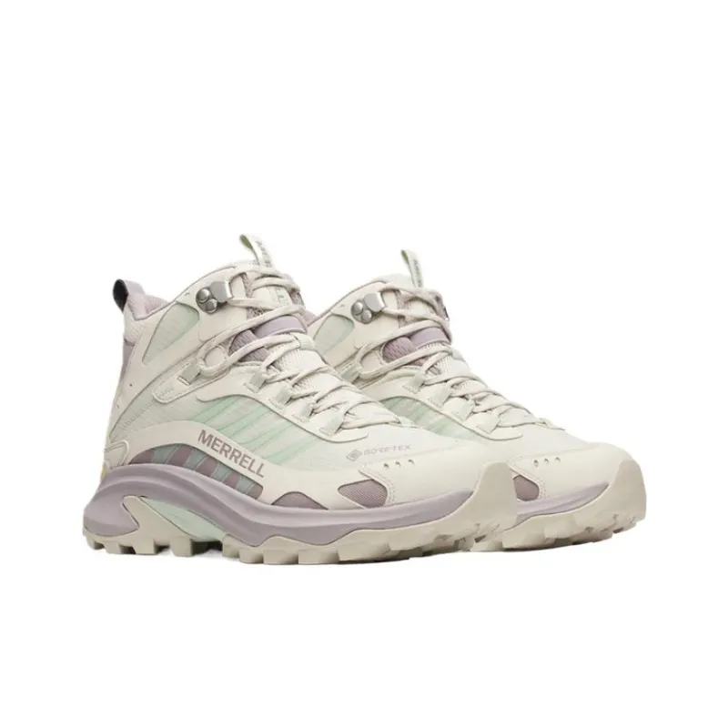 MERRELL MOAB SPEED 2 Mid Top Hiking Shoes Women's Gray-2