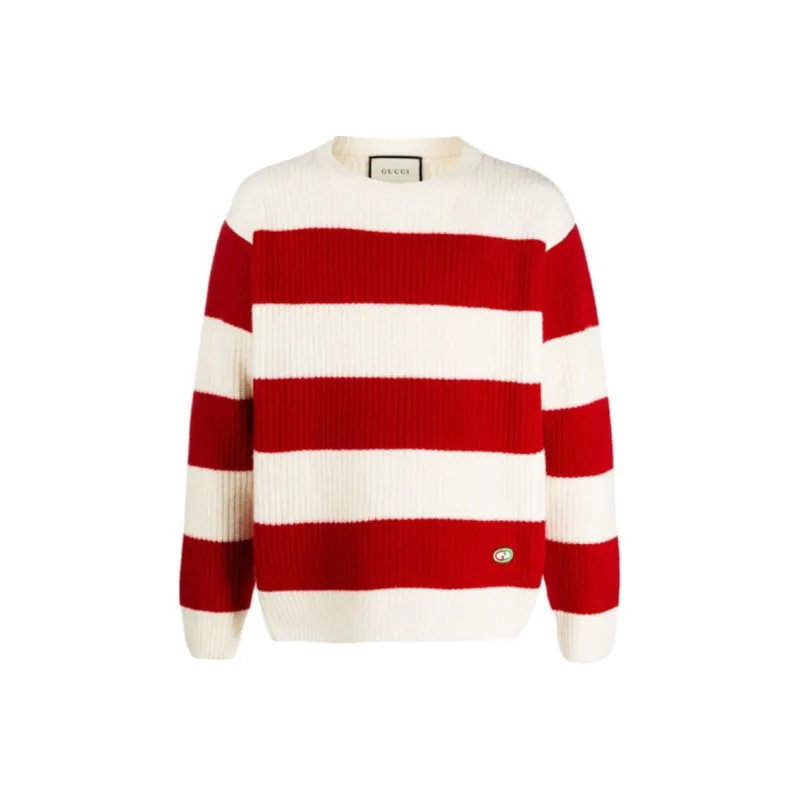 GUCCI FW21 Sweater Men's White Red-0