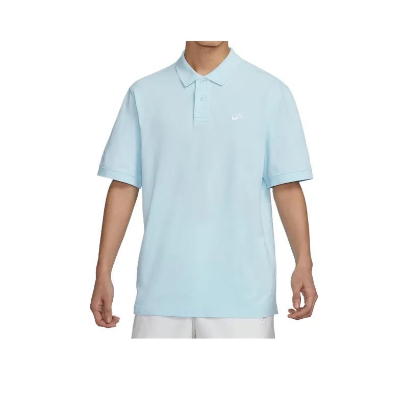 Nike Club T Shirt Men's Glacier Blue-0