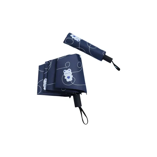 SMITH CHU Fully Automatic Vinyl Sun Protection UV Protection Umbrella, Dual Purpose Foldable Sun Umbrella