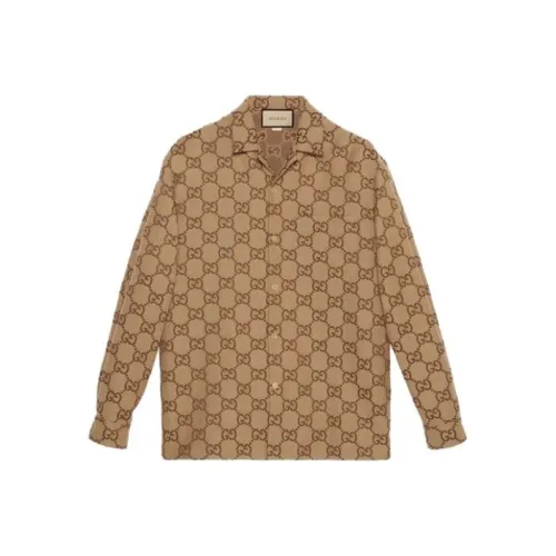 GUCCI Maxi Gg Canvas Shirt