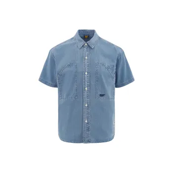 CAT SS25 Shirt Men's Medium Blue