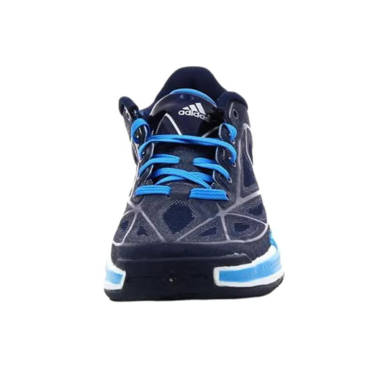 Adidas Anti Slip Wear Resistant Low Top Basketball Shoes Men's Blue-2