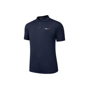 Erke Tennis Series Polo Shirt Men's Reef Stone Blue