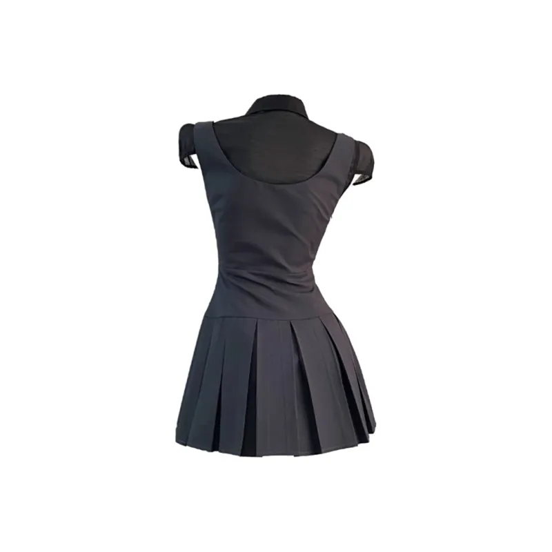 GLEE DIARY Skirt Set Women's Black-1