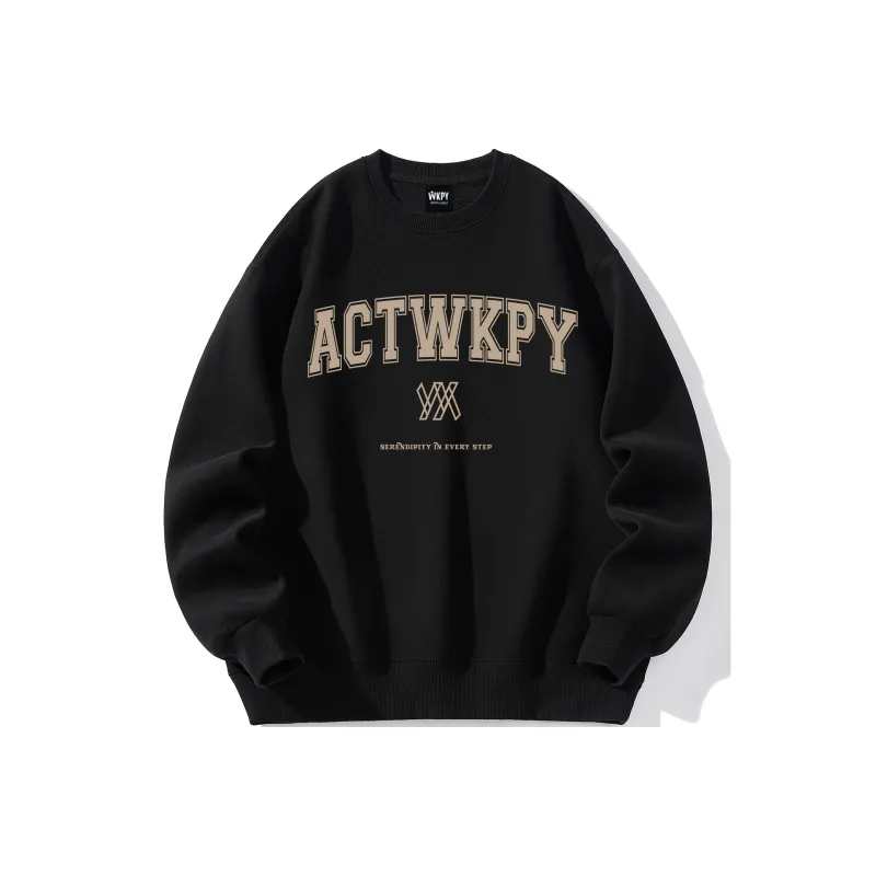 WKPY Sweatshirt Unisex Couple's Black-0