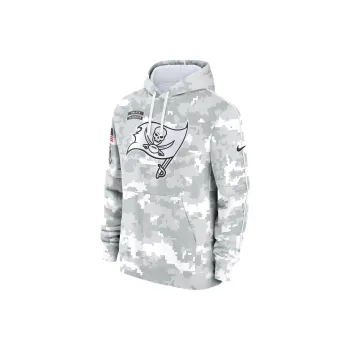 Nike Tampa Bay Buccaneers Salute To Service Primary Edge Club Men's Nike Nfl Pullover Hoodie