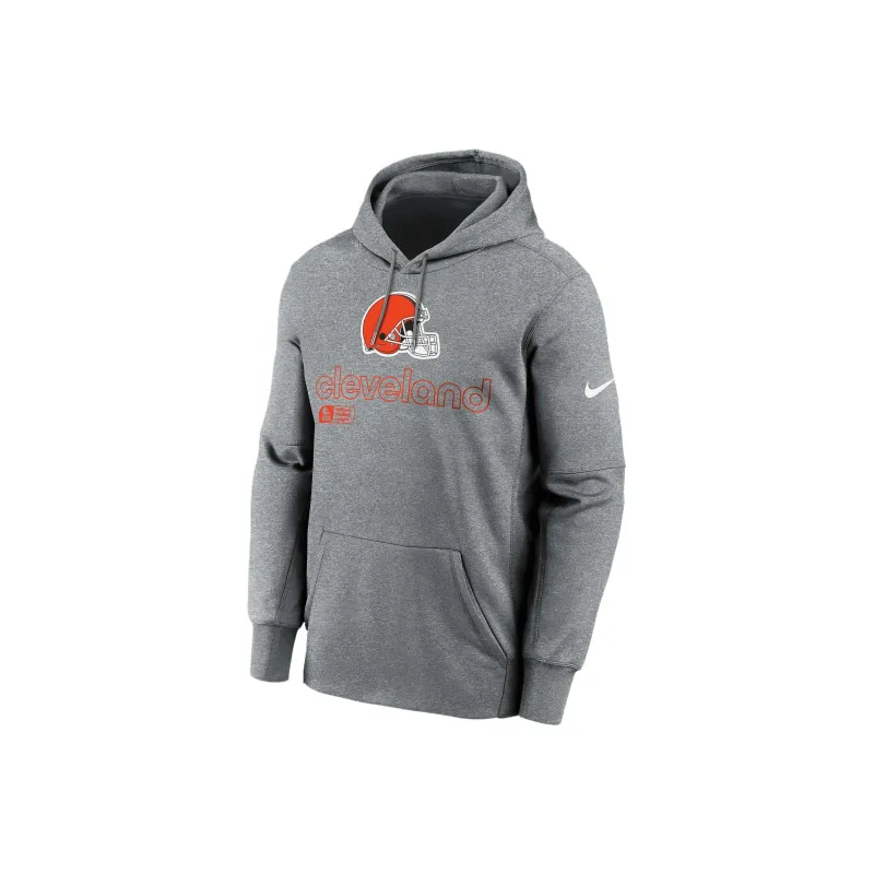 Nike Cleveland Browns Men's Nike Therma Nfl Pullover Hoodie-0