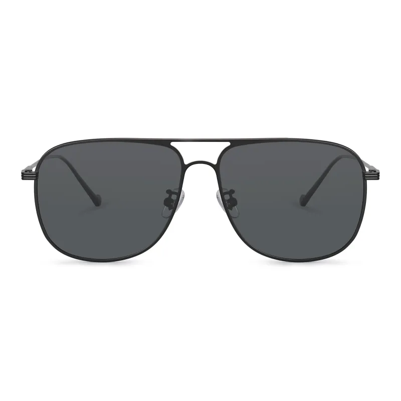 SUYAN Pure Titanium Aviator Sunglasses Men's-3