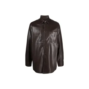 NANUSHKA Duco Faux leather Shirt
