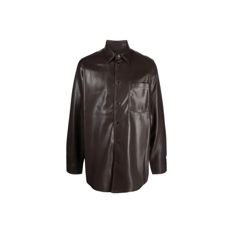 NANUSHKA Duco Faux leather Shirt-0