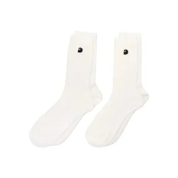 Carhartt WIP Mid Calf Socks Unisex 2 Pack White