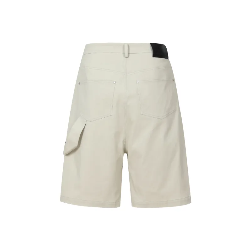 HARSH AND CRUEL Cargo Shorts Unisex Gravel Gray-1