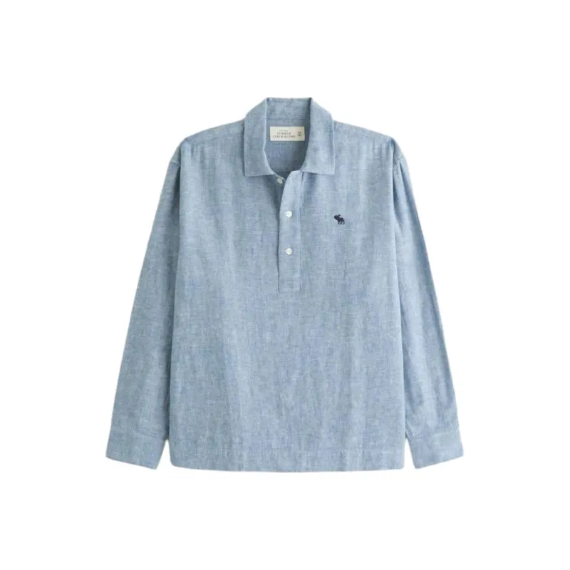 Abercrombie＆Fitch Shirt Men's Blue-0