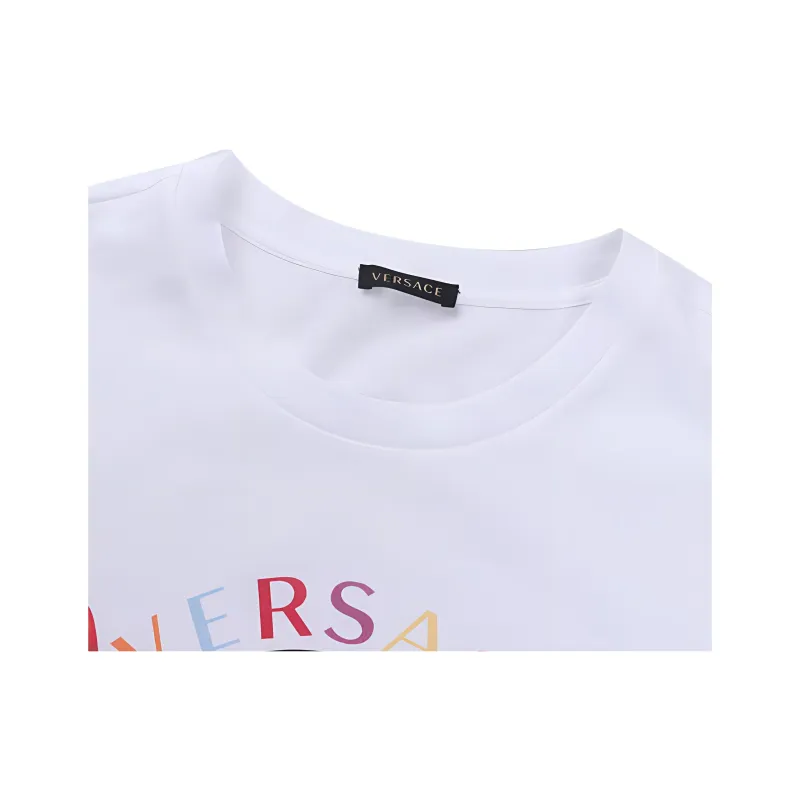 FANSIZHE VERSACE T Shirt Women's White-3