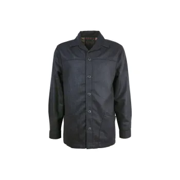 BARBOUR Barbour Stonefort Regular Fit Overshirt Shirt Men's Charcoal